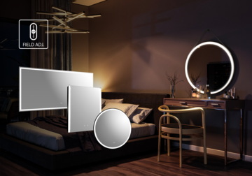 MIRA Field-Adjustable Lighted Mirror